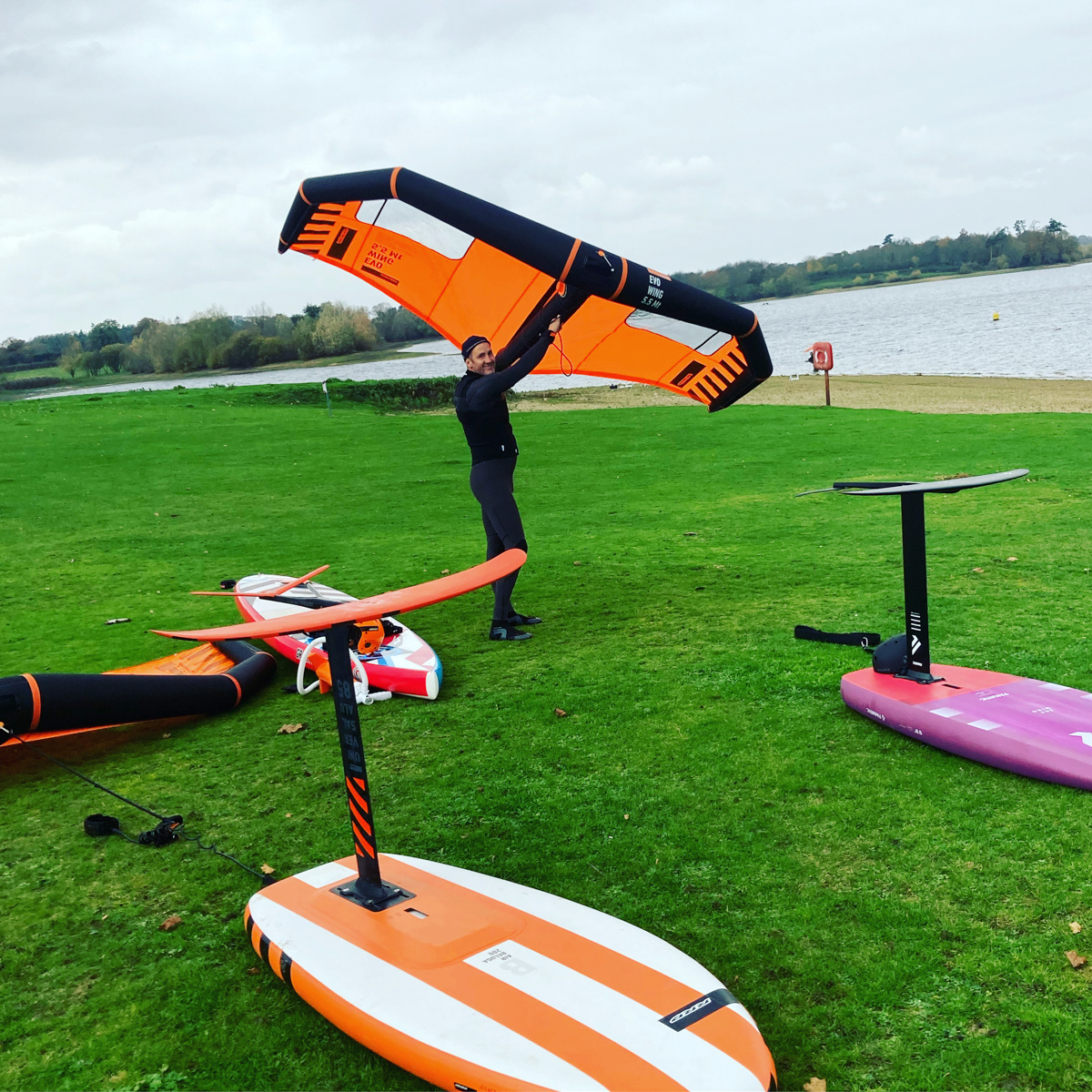 Photos of Wingfoiling equipment