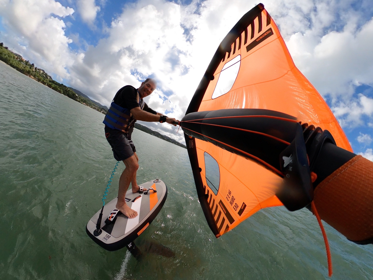 Photos of Simon Wingfoiling