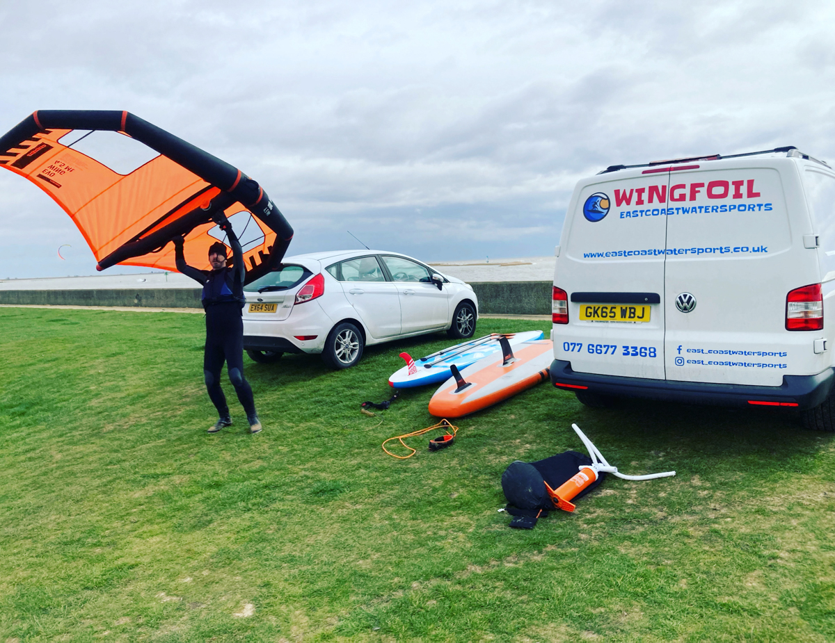 Photos of Wingfoiling equipment