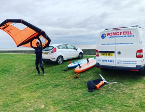 Photos of Wingfoiling equipment